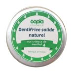 Dentifrice solide naturel aux cristaux de Menthol Oopla