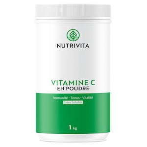 Vitamine C Quali C dextrogyre Nutrivita en poudre